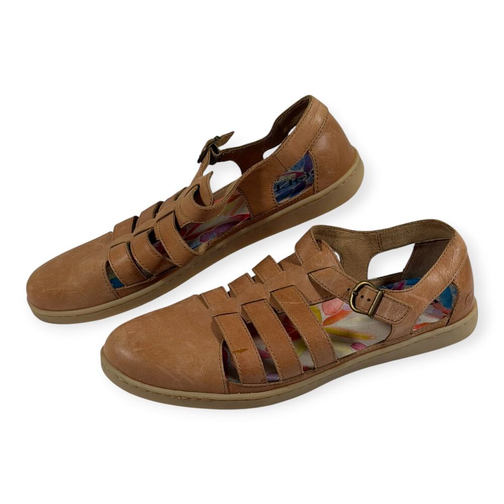 Born Seaster Fishermen Sandals, CQA18, Tan, Leather, Women's 11